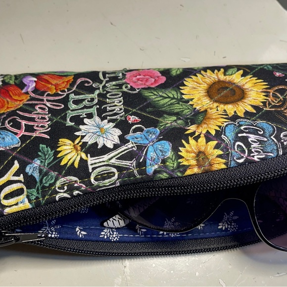 Sunglasses zipper pouch, sunglasses case, handmade - Picture 6 of 6